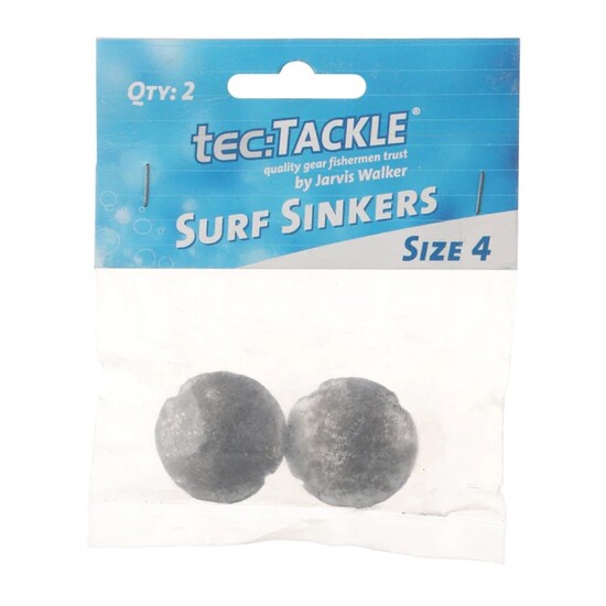 2 Pack of Jarvis Walker Size 4 Surf Sinkers