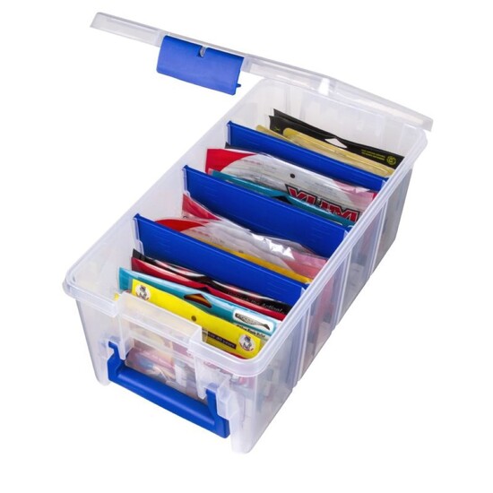 Flambeau 4510 Soft Plastics Fishing Lure Box with Zerust - Soft Bait Tackle Box