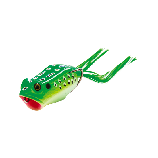 TT Lures 55mm Rocket Frog Popping Topwater Frog Lure - GREEN