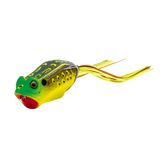 TT Lures 55mm Rocket Frog Popping Topwater Frog Lure - OLIVE GREEN