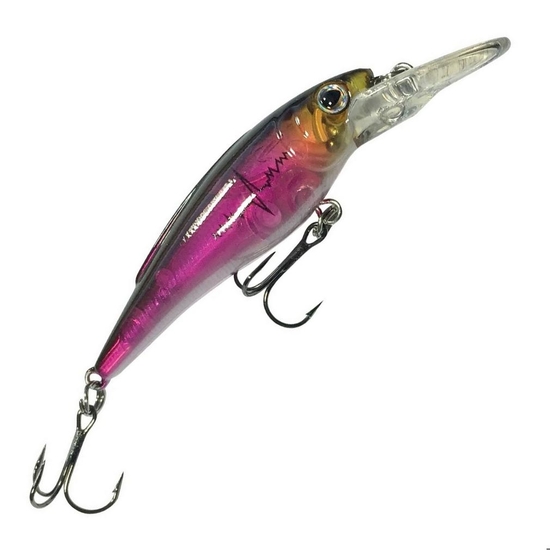 Tsunami Pro 50mm Super Bream Hard Body Minnow Lure - Black/Purple/Clear