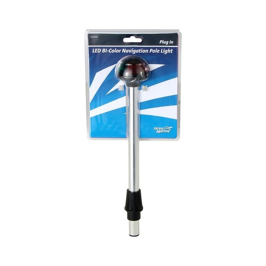 Jarvis Marine LED Bi-Colour Navigation Pole Light - Plug In Navigation Light