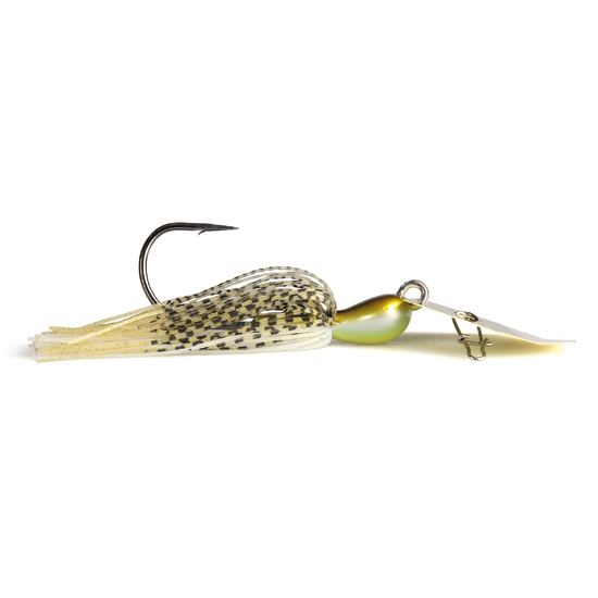 Zman 3/4oz Chatterbait Big Blade Skirted Jig Lure - GOLD GLIMMER