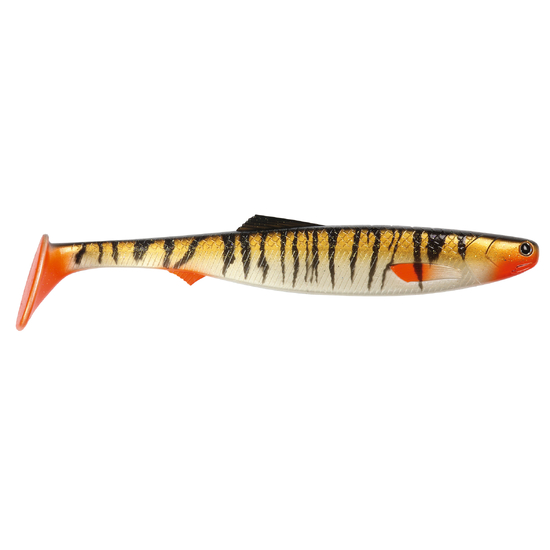 TT Lures 250mm Enforcer Soft Unrigged Swimbait Lure - GOLD TIGER