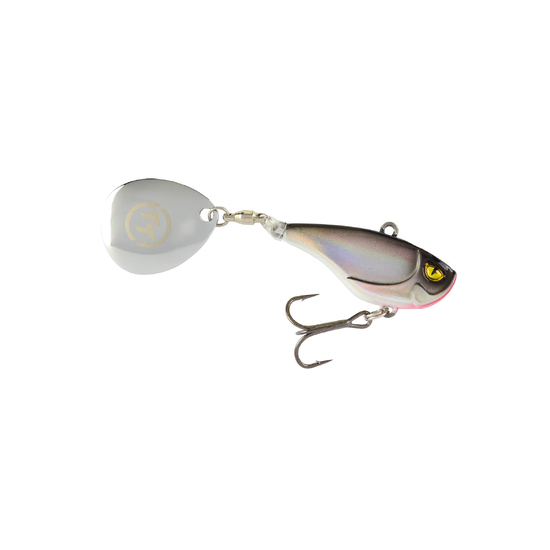 TT Lures Flashpoint+ 33mm Tail Spinner Vibe Lure - GHOST MINNOW