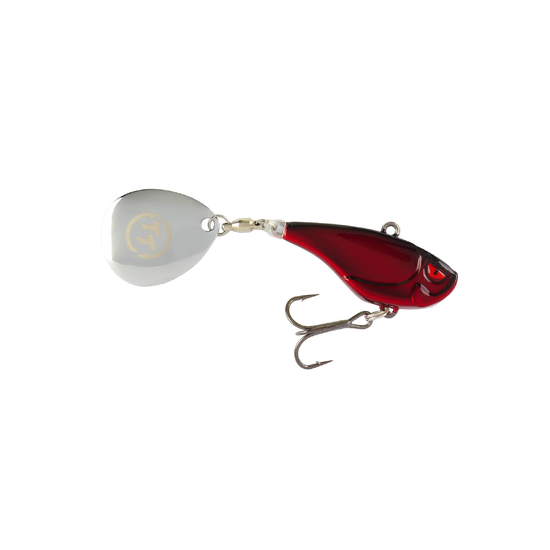 TT Lures Flashpoint+ 33mm Tail Spinner Vibe Lure - BLOODY NIGHTMARE