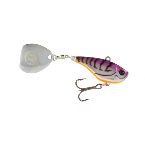TT Lures Flashpoint+ 47mm Tail Spinner Vibe Lure - WAGASUJI PRAWN
