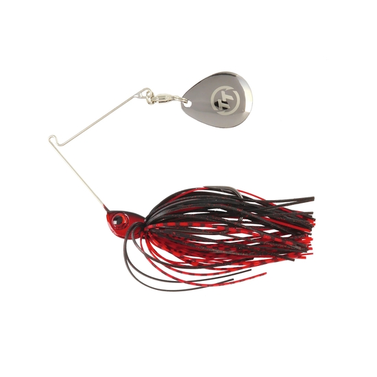 TT Lures 1/8oz Vortex+ Spinnerbait Fishing Lure - RED NIGHTMARE