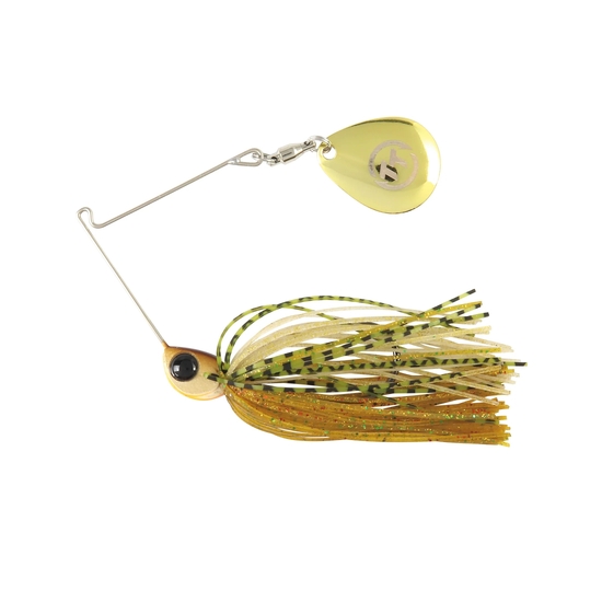 TT Lures 1/8oz Vortex+ Spinnerbait Fishing Lure - SOMERSET GOLD