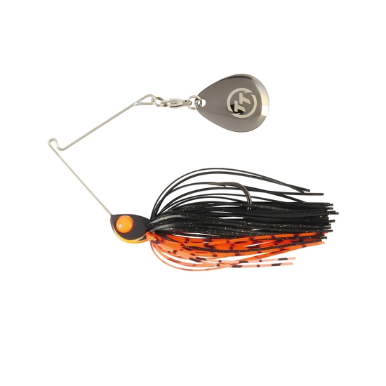 TT Lures 1/8oz Vortex+ Spinnerbait Fishing Lure - ORANGE NIGHTMARE