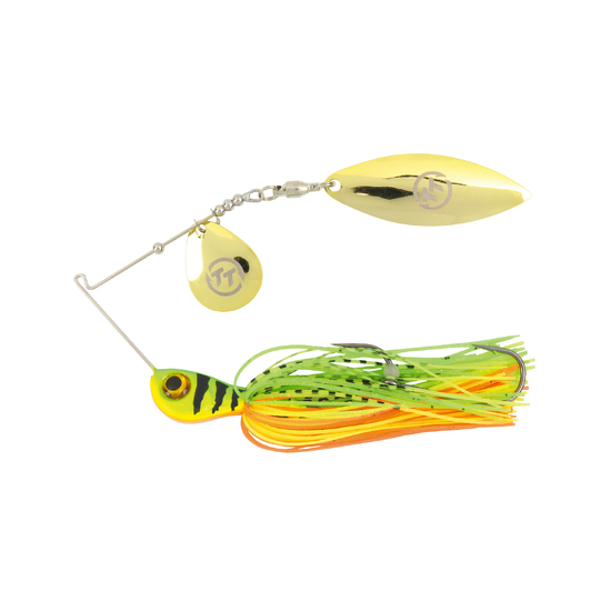 TT Lures 1/4oz Vortex+ Spinnerbait Fishing Lure - FIRETIGER