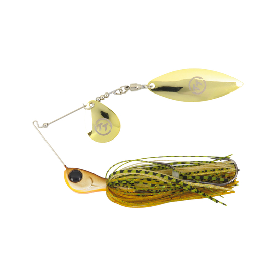 TT Lures 3/8oz Vortex+ Spinnerbait Fishing Lure - SOMERSET GOLD