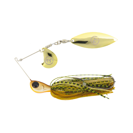 TT Lures 1/2oz Vortex+ Spinnerbait Fishing Lure - SOMERSET GOLD