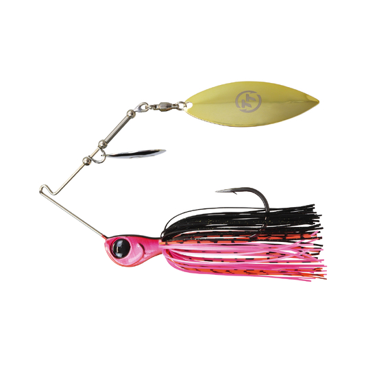 TT Lures 3/8oz Tornado+ Tandem Blade Spinnerbait Lure - HARLEI KWINN