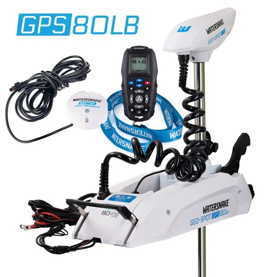Watersnake Geo Spot 80/66 Remote Control GPS Bow Mount Electric Motor-80lb Thrust
