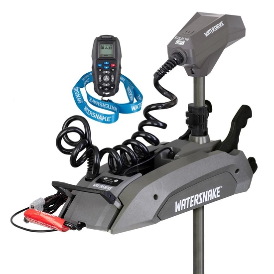 Watersnake Stealth 65/54 Remote Control GPS Bow Mount Electric Motor-65lb Thrust