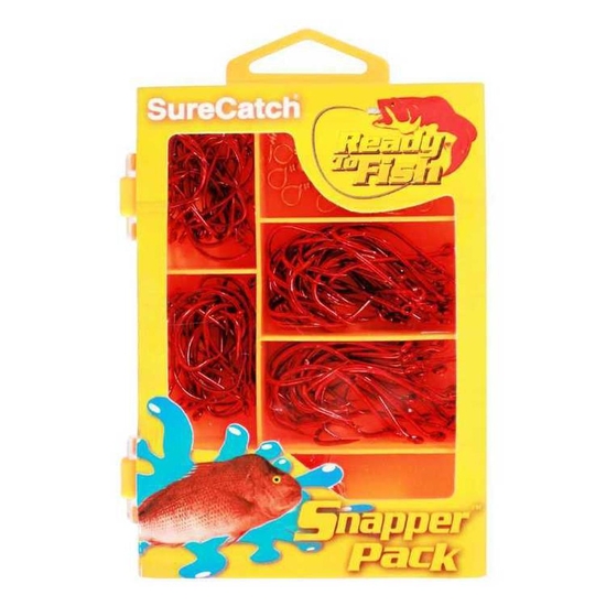 Surecatch 120pc Snapper Pack In Fishing Tackle Box - Tackle Kit