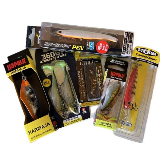 6 Lure Mega Value Pack - Assorted Rapala and Storm Lures Bundle