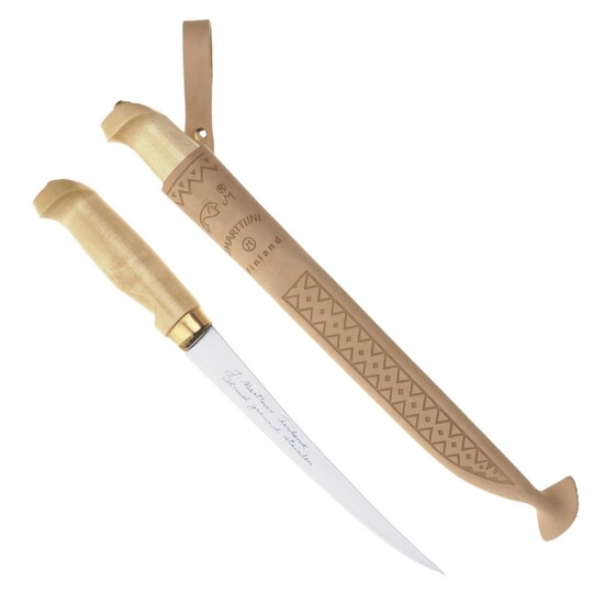 6 Inch Marttiini 620010 Classic Filleting Knife with Birchwood Handle