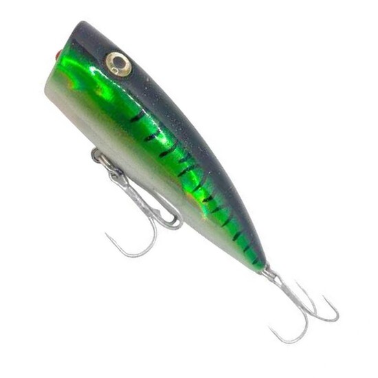 65mm Green Popper Fishing Lure - Popping Surface Lure