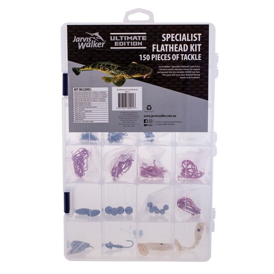 Jarvis Walker 150 Pce Specialist Flathead Fishing Tackle Kit