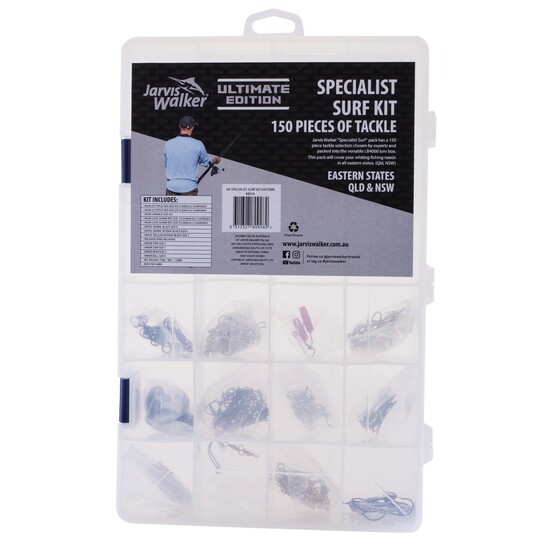 Jarvis Walker 150 Pce Specialist Surf Fishing Tackle Kit