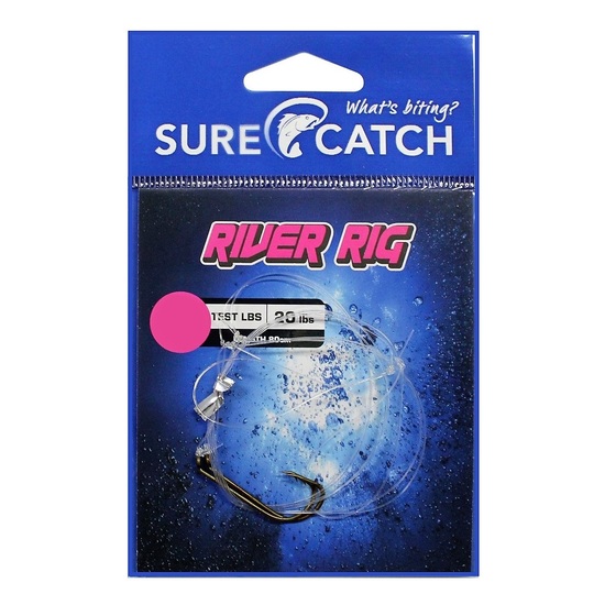 Surecatch Pre-Tied River Rig with Bronze Hooks - Ready To Use Fishing Rig