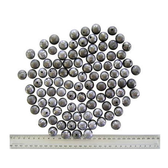 100 X Size 6 Ball Sinkers - 5.8kg Of 6 Ball Fishing Sinkers
