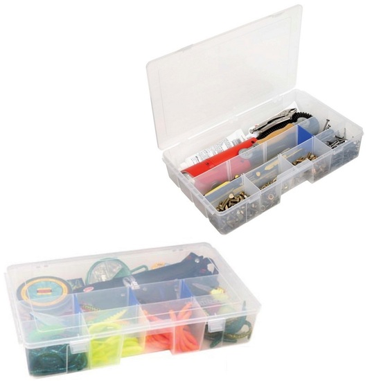 Flambeau 7003R Double Deep Tuff Tainer Fishing Tackle Tray with Zerust