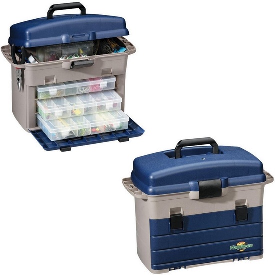 Flambeau Kwikdraw 7020 Classic Front Loader Fishing Tackle Box with Zerust