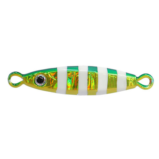 Zerek Speed Slider 50g Metal Jig - Green Gold Lumo