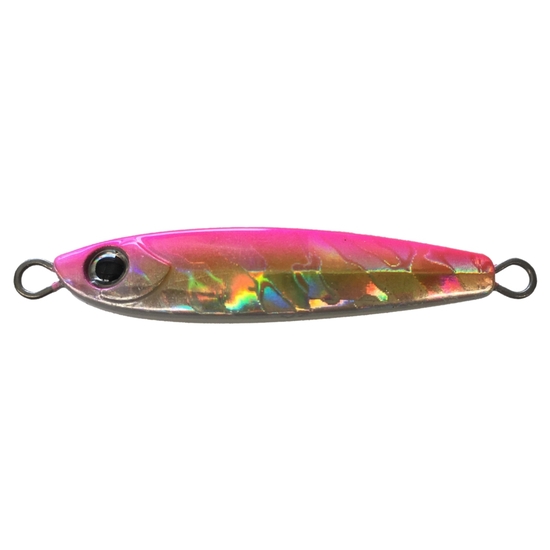 20gm Pink and Yellow Zerek Step Slider Micro Fishing Jig