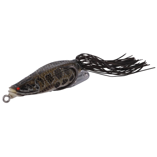 Zerek 80mm Clicker Frog Weedless Soft Frog Lure - Northern Snakehead