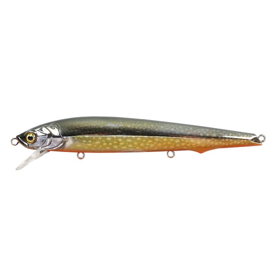 130mm Zerek Defiance Shallow Diving Slow Sinking Jerkbait Lure - Golden Trout