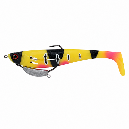 4.5 Inch Zerek Flat Shad Pro Soft Plastic Lure - Jolly Bee