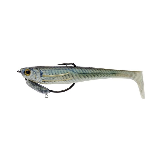 5 Inch Zerek Flat Shad Pro Soft Plastic Lure - Sliver Whiting