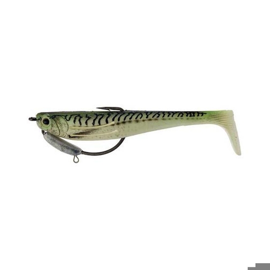 5 Inch Zerek Flat Shad Pro Soft Plastic Lure - Slimy Mackerel