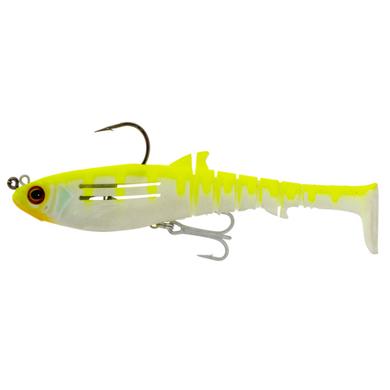 145mm Zerek Jighead Rigged Flat Shad X Soft Plastic Swimbait Lure - Min Min