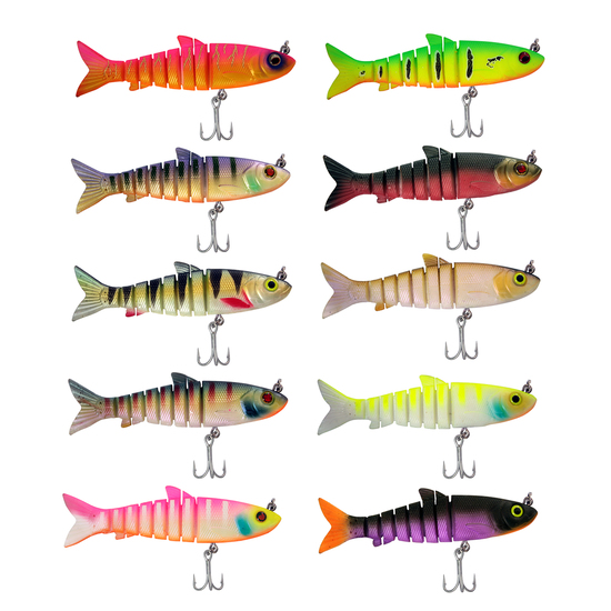 Zerek Live Mullet 3.5" 18g Soft Body Jointed Swimbait Fishing Lure