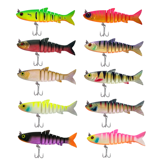 Zerek Live Mullet 4.5" 23g Soft Body Jointed Swimbait Fishing Lure