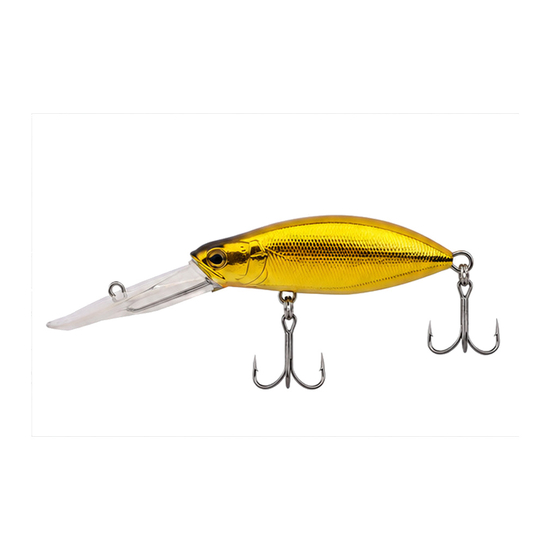 Zerek 85mm Mamba Shad Floating Deep Diving Crankbait Lure - Gold UV