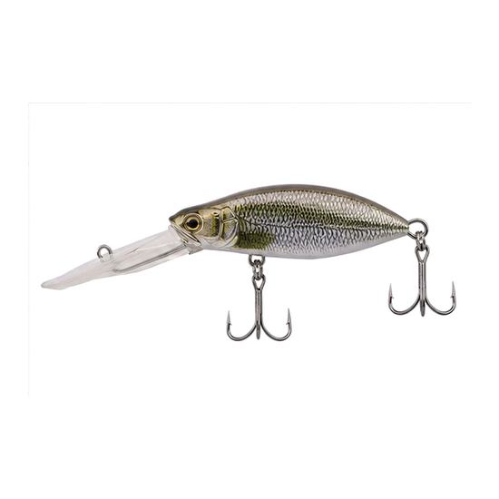 Zerek 85mm Mamba Shad Floating Deep Diving Crankbait Lure - Stunned Mullet