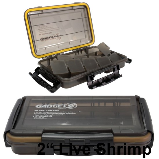 Zerek Gadget Z Small Waterproof Fishing Tackle Tray -Air Tight Tackle Box