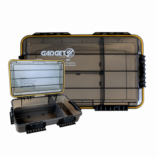 Zerek Gadget Z Extra Large Waterproof Fishing Tackle Tray - Airtight Tackle Box