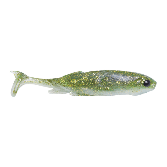 Zerek Inzeption Pulse Shad 5 Inch 10.5g Soft Plastic Lure 4 Pack - Ayu Gold