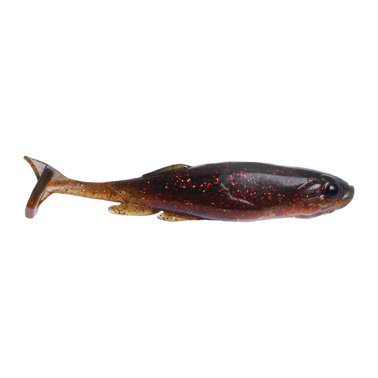 Zerek Inzeption Pulse Shad 5 Inch 10.5g Soft Plastic Lure 4 Pack - Motoroil Rush