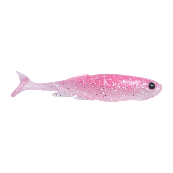 Zerek Inzeption Pulse Shad 5 Inch 10.5g Soft Plastic Lure 4 Pack - Pink Rush