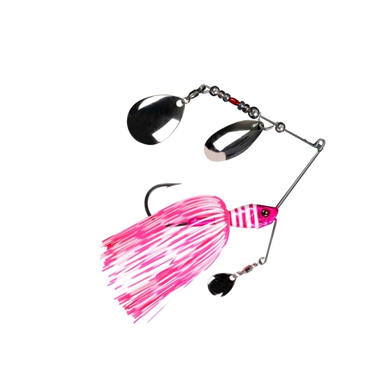 Zerek Infinity Blade 28gm Spinnerbait Lure with Colorado Blades - Chrome Pink