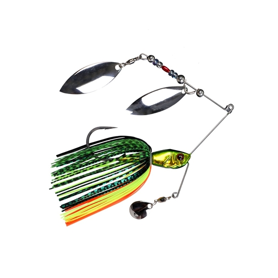 Zerek Infinity Blade 28gm Spinnerbait Lure with Willow Blades - Green Gold