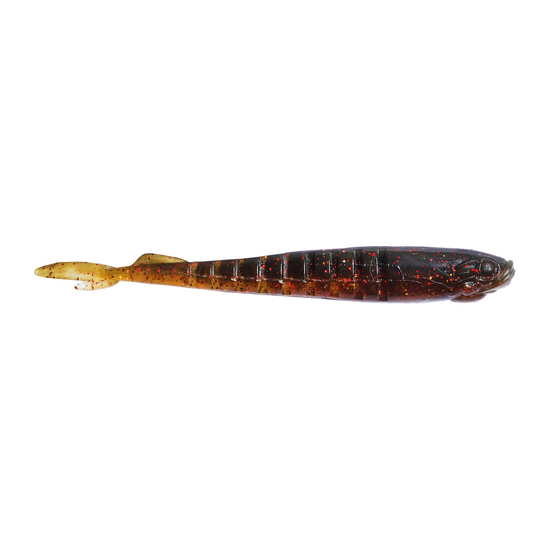 Zerek Inzeption Zig Minnow 5 Inch 7g Soft Plastic Lure 5 Pack - Motoroil Rush